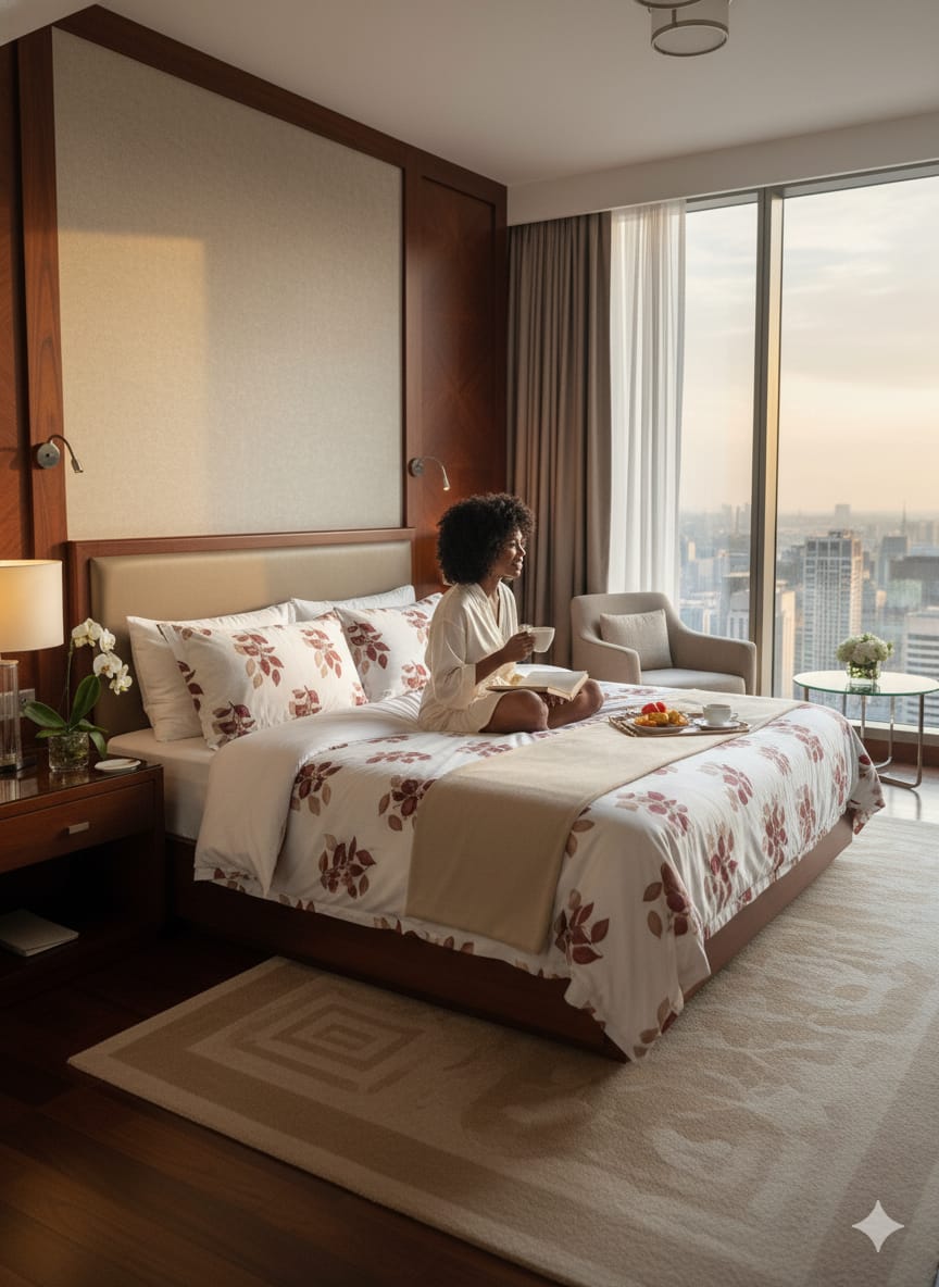 🛏️ Deepmaala Textiles Presents – Premium Pure Cotton Floral Printed Bedsheet Set ( 1 BEDSHEET , 2 PILLOW COVERS IN PAKAGE ) - Image 2