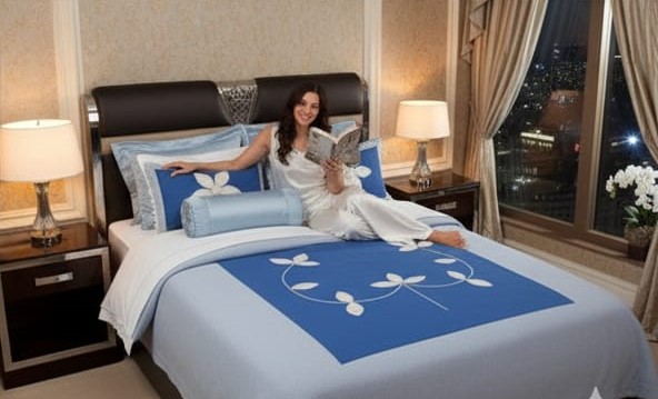 DEEPMAALA TEXTILES PRESENT PURE COTTON PATCHES Floral Double Bedsheet Set TO DECOR HOMES ( 1BEDSHEET , 2 PILLOW COVERS IN PAKAGE ) - Image 2